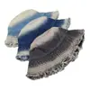 Sombrero de Pescador de Mezclilla Retro Japonés para Niños de Verano Cabeza Grande Sombrero de Cubo Wai Sombrilla Vieja Protección Solar Cara Mostrando Sombrero Pequeño