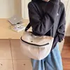Bolso de Lona Tipo Dumpling Nuevo Verano 2026, Diseño de Nicho con Acabado de Alta Gama, Moderno y Versátil para el Trabajo y el Exterior, Estilo Bandolera