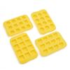 Fábrica al por mayor de herramientas de cocina para hornear molde de silicona para pasteles, molde para pudín de gelatina de 12 rejillas, molde para jabón