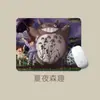 Alfombrilla de Ratón Pequeña de Anime Totoro Portátil y Exquisita Base Antideslizante de Caucho Natural Absorbente de Agua y Resistente a Manchas para Escritorio de Computadora de Oficina