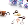 Ojo de tornillo de perla de un solo agujero de hierro Accesorios para Joyería Hecha a Mano DIY Cuentas Pendientes Pulsera Colgante