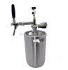 Dispensador de Cerveja Externo em Aço Inoxidável, Dispensador Manual Simples para Cerveja Artesanal, Bomba de Cerveja Tipo Prato Tipo Poço
