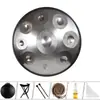 Tambor Handpan de Grado Profesional Tambor Etéreo 440/432 Hz 18 pulgadas 9 Notas Instrumento Musical Transfronterizo Venta al por Mayor