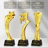 Trofeo Personalizado para Reunión Anual, Premio Creativo para Empleados Destacados, Trofeo Personalizado de Resina para Campeones de Concurso de Canto y Baile