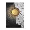 Pintura em Tela Abstrata Moderna Padrão Dourado Preto Poster Nórdico Arte Imagem Sala de Estar Decoração de Casa Núcleo da Pintura