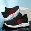 Nuevos Zapatos Tipo Calcetín de Punto para Otoño, Color Sólido, Zapatos Deportivos para Niños, Zapatos de Running de Moda para Niños