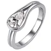 Producto Popular de Xiaohongshu: Anillo de Diamante con Forma de Herradura y Gota de Agua, Forma de Pera, Lágrimas de Sirena, Lujo Ligero, Anillo para Dedo Índice de Gama Alta de Nicho