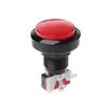 Interruptor de Botão Redondo de 45mm, Botão Dispensador de Cartão de Estacionamento, Botão de Máquina de Venda de Água, Botão de Interruptor de Reinicialização de Console de Jogo