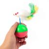 Venta al por mayor nuevo vaso para gatos juguete de ratón pluma de color flocado ratón vaso juguete