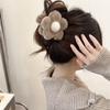 Horquilla de pelo con forma de flor de peluche para mujer, estilo 2024, con forma de tiburón, de alta gama