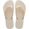 Chinelos Havaianas (mulheres) Chapéu de Palha Fantasia II 37/8 Bege