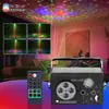 Luz Láser de Patrón Cuadrado Transfronteriza, Luz Giratoria de Colores, Luz de Escenario, Mini Luz Láser, Luz Láser USB para Atmósfera de KTV