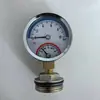 Coletor de piso radiante de 1 polegada 1,2 polegada com medidor de temperatura e manômetro medidor de piso radiante medidor de temperatura e pressão de aquecimento medidor de aquecimento