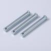 Suministro directo de fábrica Pin de posicionamiento de zinc azul y blanco pin de acero al carbono GB /T882-2008T cabeza plana con orificio pin cilíndrico
