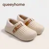 Pantuflas de algodón para mujer invierno hogar estilo nuevo talón cerrado felpa cálidas impermeables antideslizantes suela gruesa silenciosas antibacterianas pantuflas de algodón invierno