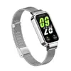 Adecuado para correa Redmi Band 3, Pulsera de Acero Inoxidable con Hebilla Milanesa, Caja de Metal, Correa Xiaomi Band 9 Active