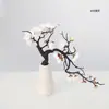 Decorações de Cena em Estilo Antigo, Adereços para Fotografia de Caligrafia, Artefatos de Jade, Configuração para Fotografia de Vídeo Curto e Transmissão ao Vivo, Flores de Ameixeira