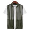 Chaleco de Verano para Hombre Sin Mangas Chaleco Deportivo Fino para Hombre Ropa Exterior Ligera Transpirable Ropa para la Piel TX20