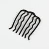Pente de cabelo de sete dentes para noiva, grampo de cabelo para coque, grampo de cabelo para coque bola, grampo de cabelo em forma de U, pente de inserção, acessórios de cabelo para coque na parte de trás da cabeça, atacado