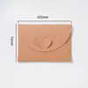 Envelope de Papel Kraft Estilo Japonês em Formato de Coração Carta de Amor para Casal Artístico Romântico Ins de Alta Qualidade Vintage Estilo Europeu Bolsa Envelope Criativa
