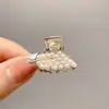 Pinza para Puntos de Acupuntura Auricular, Pinza Ósea Auricular de Medicina Tradicional China, Exquisita y de Alta Gama Pinza para el Cabello de Princesa, Pinza de Garra Pequeña para Flequillo, Pinza Lateral para el Cabello, Pasador