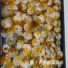 Colgante de Ágata tipo Caramelo con Segmentos Naranja Color Miel, Amuleto de Paz de Calcedonia Colorido, Colgante Liso, Colgante de Jade con Forma de Nube Propicia