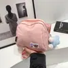 Nova Bolsa de Tecido de Nylon Impermeável Simples Cor Sólida Feminina Casual Transversal Estilosa para Sair Moda Bolsa Concha