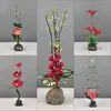 Decoración de Plato de Sashimi, Guarnición de Plato Frío para Catering de Hotel, Decoraciones de Flores y Hierbas de Plástico para Platos, Adornos Pequeños, Flor de Ciruelo de Invierno