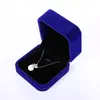 Caja de Joyería de Franela Caja para Colgantes de Collar Caja de Empaque para Joyería Caja de Almacenamiento para Regalos de Joyería Caja para Insignias Broches Clavos de Oreja