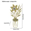 Portavelas Plegable Innovador de Hierro Acrílico para Velas de Aromaterapia, Muy Recomendado con Forma de Flor Montado en Pared Nuevo Producto Transfronterizo