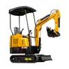 La Mini Excavadora Multifuncional Puede Estar Equipada con un Martillo Rompedor/Taladro Rotatorio/Pinza para Madera, y es una Máquina de Propósito Múltiple para Uso de Ingeniería y Agrícola
