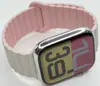Adecuado para Apple Watch Ultra9876543210 Generación Se Bucle Correa de Reloj de Silicona Magnética Bicolor