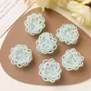 Estilo Ilha de Verão Flores de Cristal Azul Fresco Brincos DIY para Férias na Praia Clipe Lateral Brincos Acessórios de Flor para Sapato