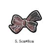 Nuevos Parches de Flores Bordadas con Lentejuelas y Moño para Decoración de Ropa Accesorios DIY Personalización