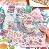 46.0 Grandes Pegatinas de Paisaje 3D Collage de Escena Miniatura Pegatinas DIY para Diario Pegatinas para Alivio del Estrés