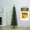 Decoração de Natal Conjunto de Árvore de Lápis Simulação Criptografia Nova Árvore de Natal Sala de Estar Casa Enfeites DIY Suporte de Chão