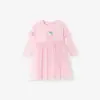 Vestido Infantil Little Maven Estilo Europeu e Americano, Vestido Casual Fofo para Bebê, Vestido Infantil de Outono com Manga Longa