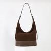 Nova Estilo Maillard de Luxo de Alta Qualidade, Bolsa Saco de Couro Fosco de Grande Capacidade, Fashion e Tendência