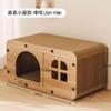 Placa de arranhar para gatos, resistente a arranhões, resistente a arranhões, placa de garra para gatos, ninho para gatos, quatro estações, casa universal para gatos, sofá, brinquedo anti-riscos para gatos