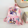 Elegante y Ligero Modelo Nuevo Invierno 2026 para Niños, Lindo Patrón de Dibujos Animados Impreso, Bolso Tote Simple Casual de un Solo Hombro/Doble Hombro