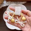Lazo de Lunares de Caramelo Crema Estilo Coreano Goma para el Cabello Accesorio para el Cabello Infantil Banda Elástica de Alta Elasticidad Envoltorio para Cola de Caballo Adorno Elástico para el Cabello