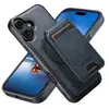 Adequado para Capa de Celular Iphone18Promax, Samsung S26Ultra Porta-Cartão de Carregamento Sem Fio Magnético Capa de Couro