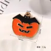 Pingentes de liga com efeito de gota de óleo de Halloween, charms de fantasma, abóbora, caveira, acessórios para brincos, colares, chaveiros feitos à mão DIY