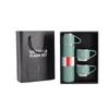 Set de caja de regalo de taza de negocios taza recta de acero inoxidable 304 juego de una taza tres tapas taza de regalo