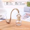 Pingente de frasco de perfume montado no carro, frasco de fragrância, mini frasco de aromaterapia de vidro, garrafa vazia decorativa para carro, processamento por atacado