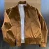 Chamarra de vuelo estilo americano de marca de moda con cuello alto, abrigo de algodón para hombre, nuevo modelo de invierno, corte holgado, versátil, casual, abrigo de algodón cálido