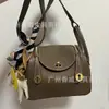 26 pulgadas piel de vaca importada hilo de cera costura clásica Lindy 26 pulgadas Linday bolsa de almohada de doctor bolso de hombro