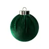 Ventas Directas de Fábrica Bolas de Tela de 6/8 cm Bolas de Navidad Colgantes de Decoración Navideña Listas para la Venta