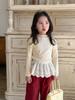 Conjunto de Ropa Infantil Weimu para Niñas 2026 Primavera Nuevo Estilo Coreano Camiseta Infantil Camiseta Básica Pantalones Casuales Ropa de Bebé