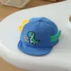 Boné de Beisebol Infantil de Malha com Aba Macia para Primavera e Outono Super Fofo de Dinossauro para Meninos e Meninas